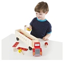 Melissa & Doug Classic Toy 2758 Big Rig Building Truck Wooden Play Set