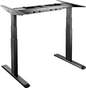 ErgoSmart Unique Ergo Desk 1380x800x18мм (бетон Чикаго светло-сер./черный)