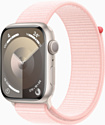 Apple Watch Series 9 45 мм (алюминиевый корпус, нейлоновый ремешок)