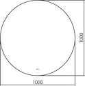 Silver Mirrors  Плаза D1000 LED-00002637