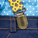 Basik & Co Басик в джинсах с подтяжками (30 см)