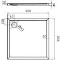 Omnires Merton 90x90