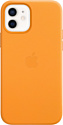 Apple MagSafe Leather Case для iPhone 12/12 Pro (золотой апельсин)