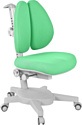 Anatomica Study-120 Lux + надстройка + органайзер + ящик с зеленым креслом Armata Duos (белый/серый)