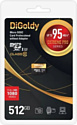 DiGoldy Extreme Pro microSDXC 512GB DG512GCSDXC10UHS-1-ElU3 W