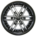 Sakura Wheels R5904 8x17/6x139.7 D110.5 ET15 Черный с полировкой