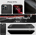 Spigen Rugged Armor (MagFit) для iPhone 14 Pro ACS04956 (черный)