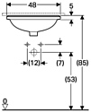 GEBERIT VariForm 500.751.01.2