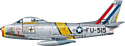 Italeri 2684 F 86F Sabre Jet Skyblazers