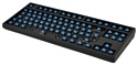 WASD Keyboards V2 88-Key ISO Barebones Mechanical Keyboard Cherry MX Blue black USB