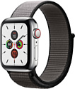 Apple Watch Series 5 40mm GPS + Cellular Stainless Steel Case with Sport Loop