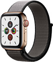 Apple Watch Series 5 40mm GPS + Cellular Stainless Steel Case with Sport Loop