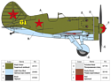 ARK models AK 48010 Советский истребитель И-16 тип 18