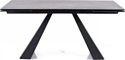 Signal Salvadore Ceramic 160/240x90 (серый мрамор/черный матовый)