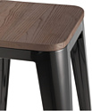 Stool Group TOLIX WOOD барный (черный) глянцевый