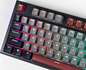 Royal Kludge RK-R87 RGB black, RK Brown