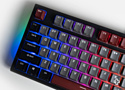 Royal Kludge RK-R87 RGB black, RK Brown