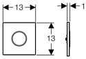 Geberit Sigma 10 116.025.KN.1