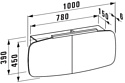 Laufen -шкафчик MIMO 100x45 4445510555301