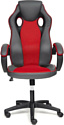 TetChair Racer Gt (кожзам/ткань, металлик/красный)