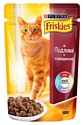 Friskies Для взрослых кошек с говядиной в подливе (0.1 кг) 20 шт.