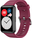Rumi силиконовый для Huawei Watch FIT, Watch FIT Elegant (бордовый)