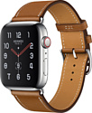 Apple Watch Hermes Series 5 44mm GPS + Cellular Stainless Steel Case with Single Tour