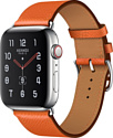 Apple Watch Hermes Series 5 44mm GPS + Cellular Stainless Steel Case with Single Tour