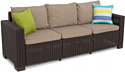 Keter California Sofa 3 231641 (коричневый)