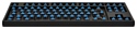 WASD Keyboards V2 88-Key ISO Barebones Mechanical Keyboard Cherry MX Red black USB