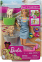 Barbie Play'n'Wash Pets Playset with Blonde Doll FXH11