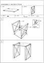 Stool Group Кросс 55x55 EET-008-TG-SK (стекло Smoke/сталь золото)