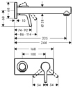 Hansgrohe Talis S 72111000 + 13622180