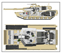 Ryefield Model M1A1/M1A2 w/ Full Interior 1/35 RM-5007