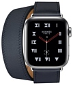 Apple Watch Herms Series 4 GPS + Cellular 40mm Stainless Steel Case with Swift Leather Double Tour