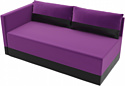 Лига диванов Никас 105205 (левый, фиолетовый/черный)