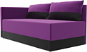 Лига диванов Никас 105205 (левый, фиолетовый/черный)