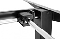 ErgoSmart Manual Desk Spec. 1380x800x18 мм (бетон чикаго светло-серый/чер)
