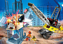 Playmobil PM70442 Кабельный экскаватор со строительной секцией