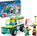 LEGO City 60403 Скорая помощь и сноубордист