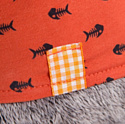 Basik & Co Басик в оранжевой футболке в рыбки с львенком (19 см)