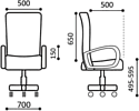 Brabix Level EX-527 (серый)