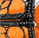 M-Group Апельсин 11520407 (черный ротанг/оранжевая подушка)