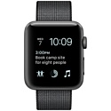 Apple Watch Series 2 42mm Space Gray with Black Woven Nylon (MP072)