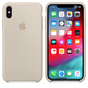 Apple Silicone Case для iPhone XS Stone