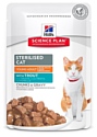 Hill's (0.085 кг) 1 шт. Science Plan Feline Sterilised Cat Young Adult Trout Pouch