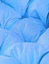 M-Group Кокос на подставке 11590303 (серый ротанг/голубая подушка)