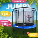 Sundays JumpX 10FT (с сеткой, с лестницей)
