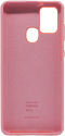 EXPERTS Original Tpu для Samsung Galaxy A21s с LOGO (розовый)
