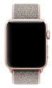 Apple из плетеного нейлона 42 мм (розовый песок) MQW92